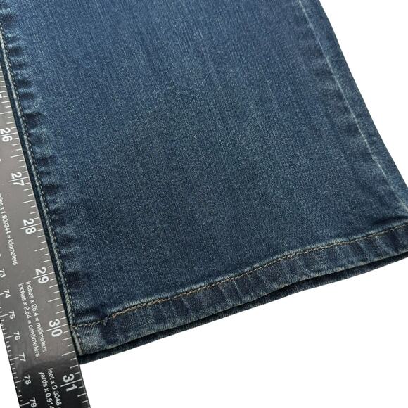 LEVI'S NWT Women's size 6 529 Curvy Bootcut Stretch Dark Indigo Field Blue Jeans - Picture 9 of 10